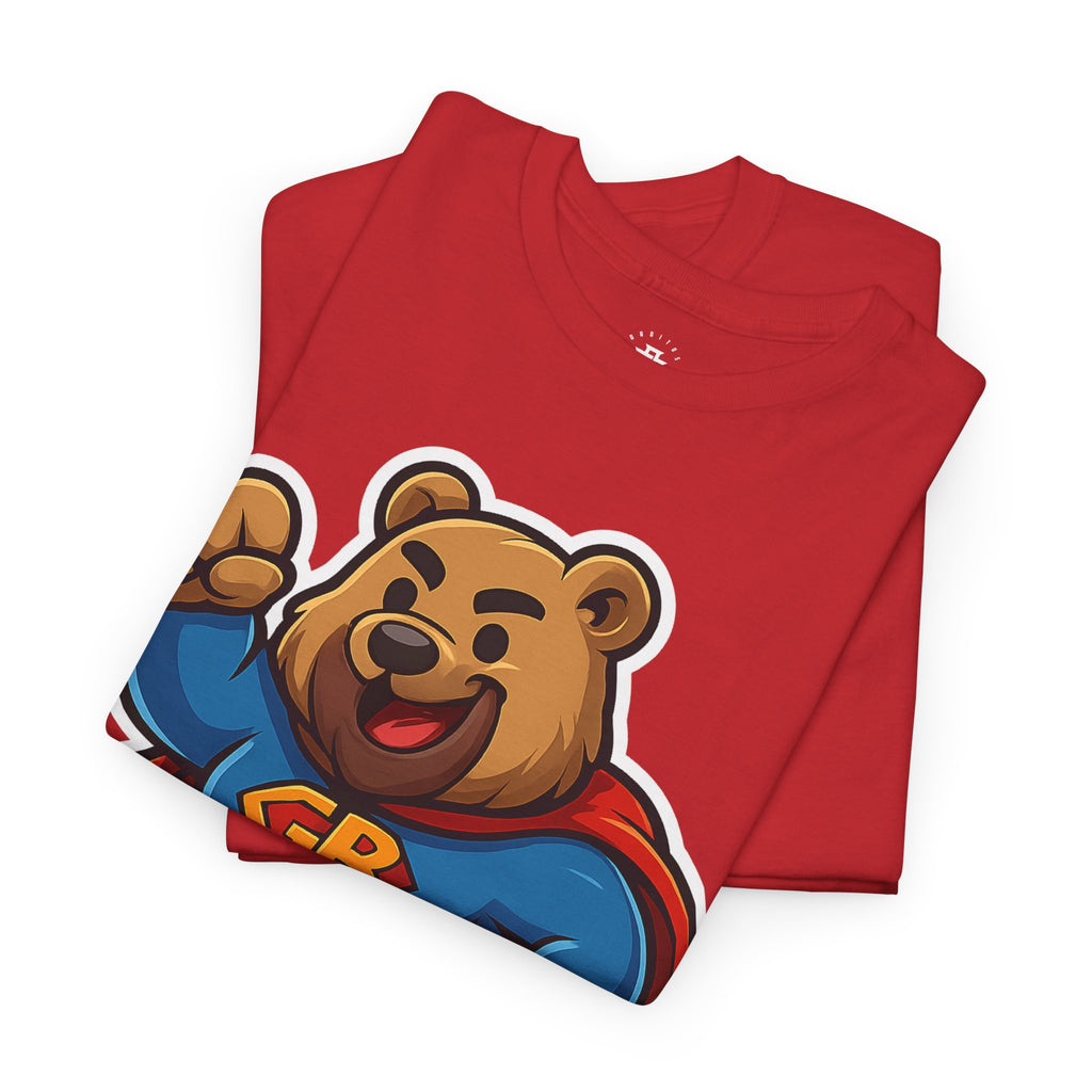 Super Bear Graphic Tee — Kids' Cute Superhero Bear T-Shirt