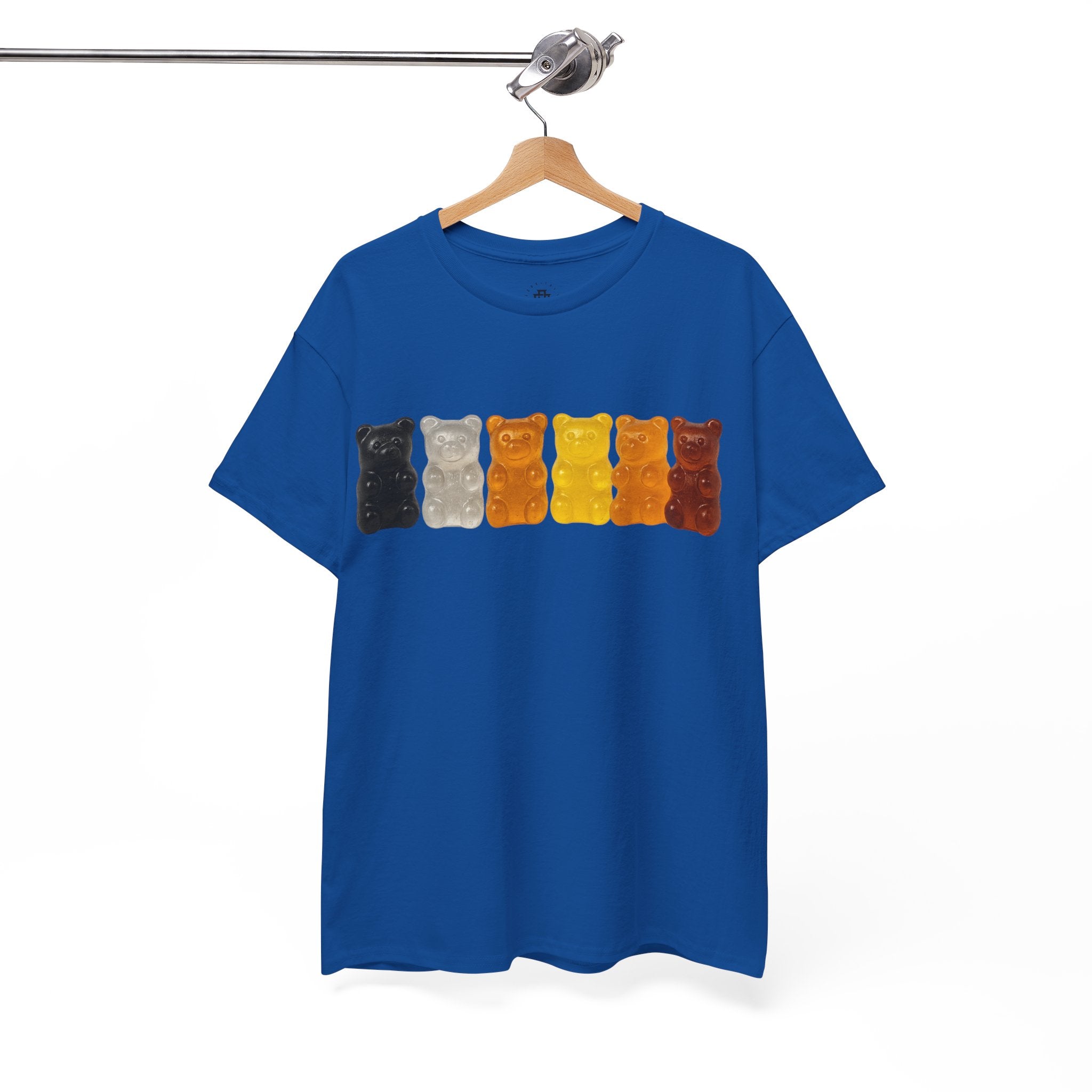 Gummy Bear Row T-Shirt — Retro Candy Graphic Tee
