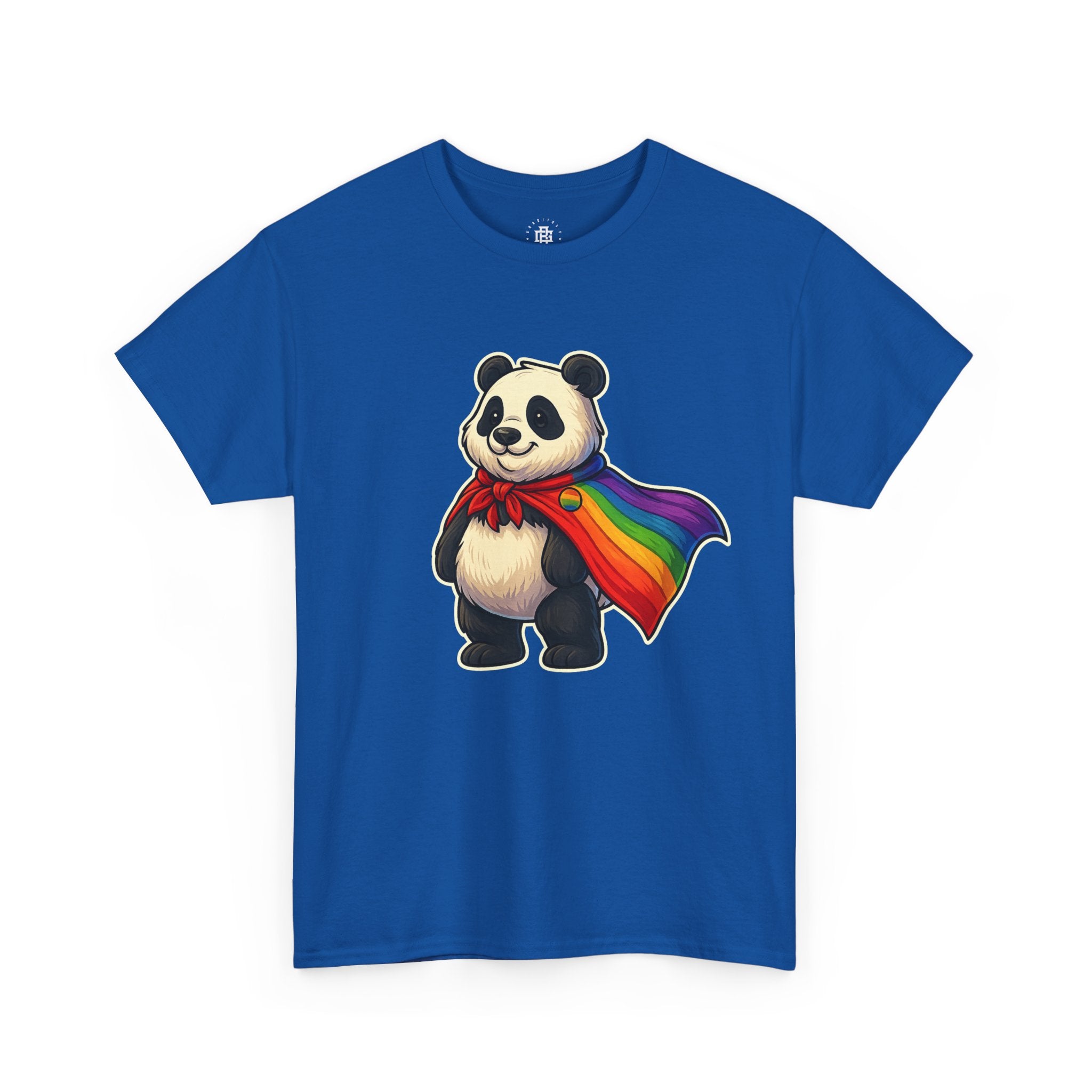 Panda with Rainbow Cape T-Shirt — LGBTQ+ Pride Cute Graphic Tee