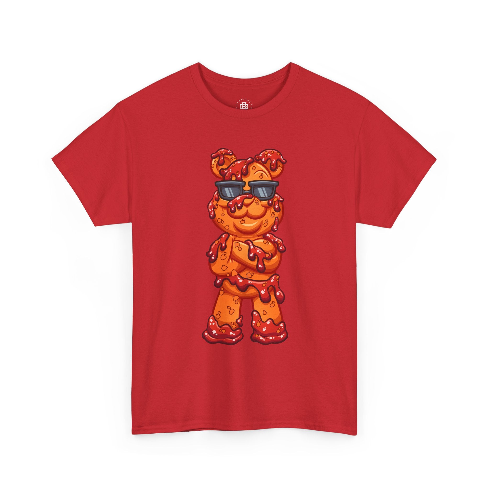 Cool Gummy Bear Tee — Sunglasses Candy Character Graphic T-Shirt