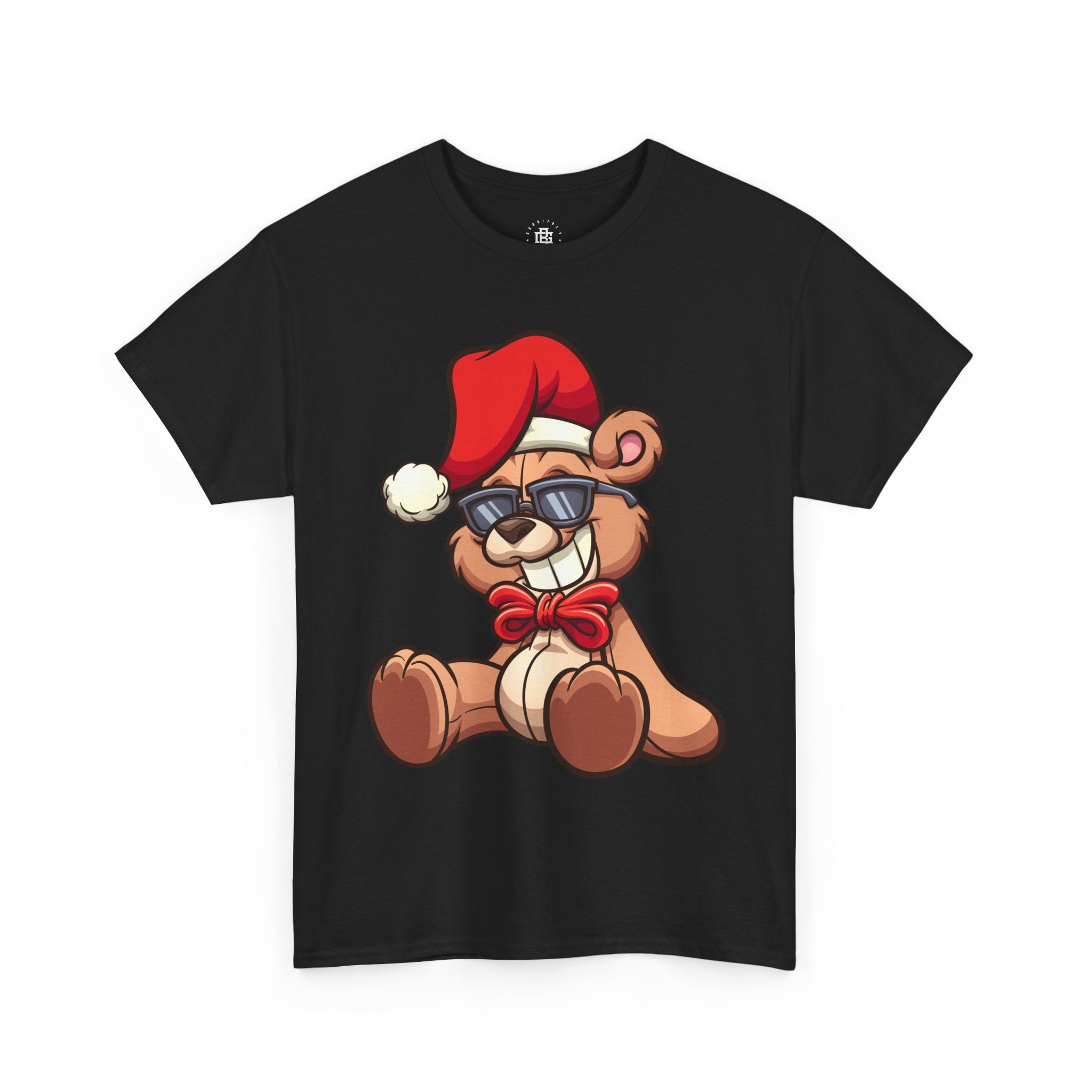 Christmas Teddy Bear Tee — Cool Sunglasses Santa Bear Holiday T-Shirt