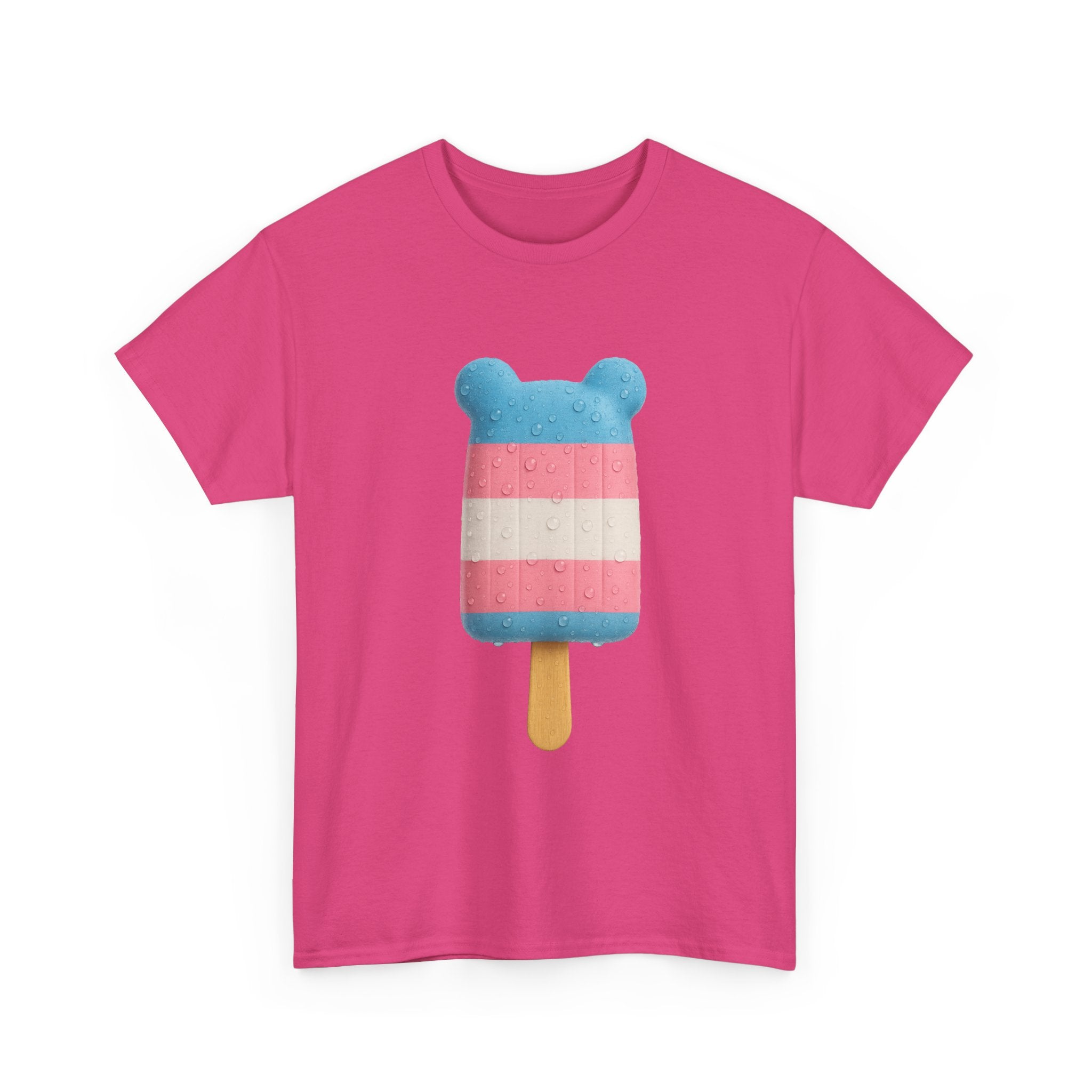 Trans Pride Popsicle T-Shirt — Cute Transgender Flag Ice Cream Tee