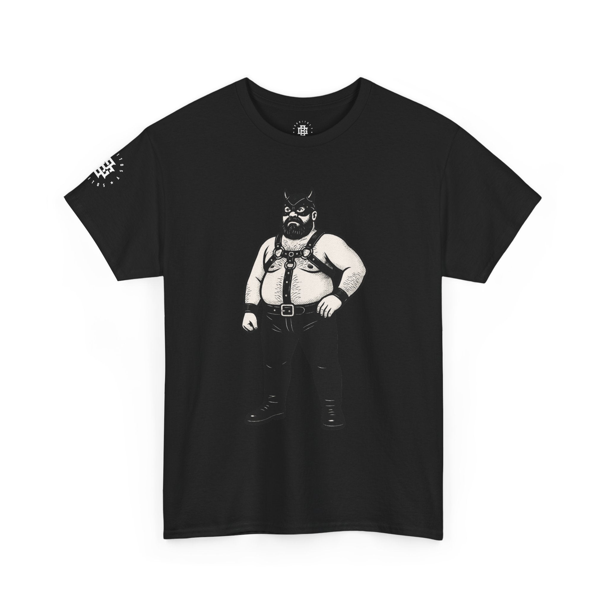 Bear Leather Daddy Graphic Tee — Vintage Biker Pride T-Shirt