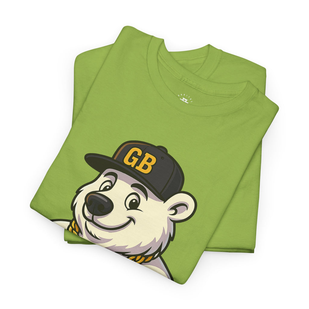 Latino Bear Graphic Tee — GB Mascot Polar Bear Shirt