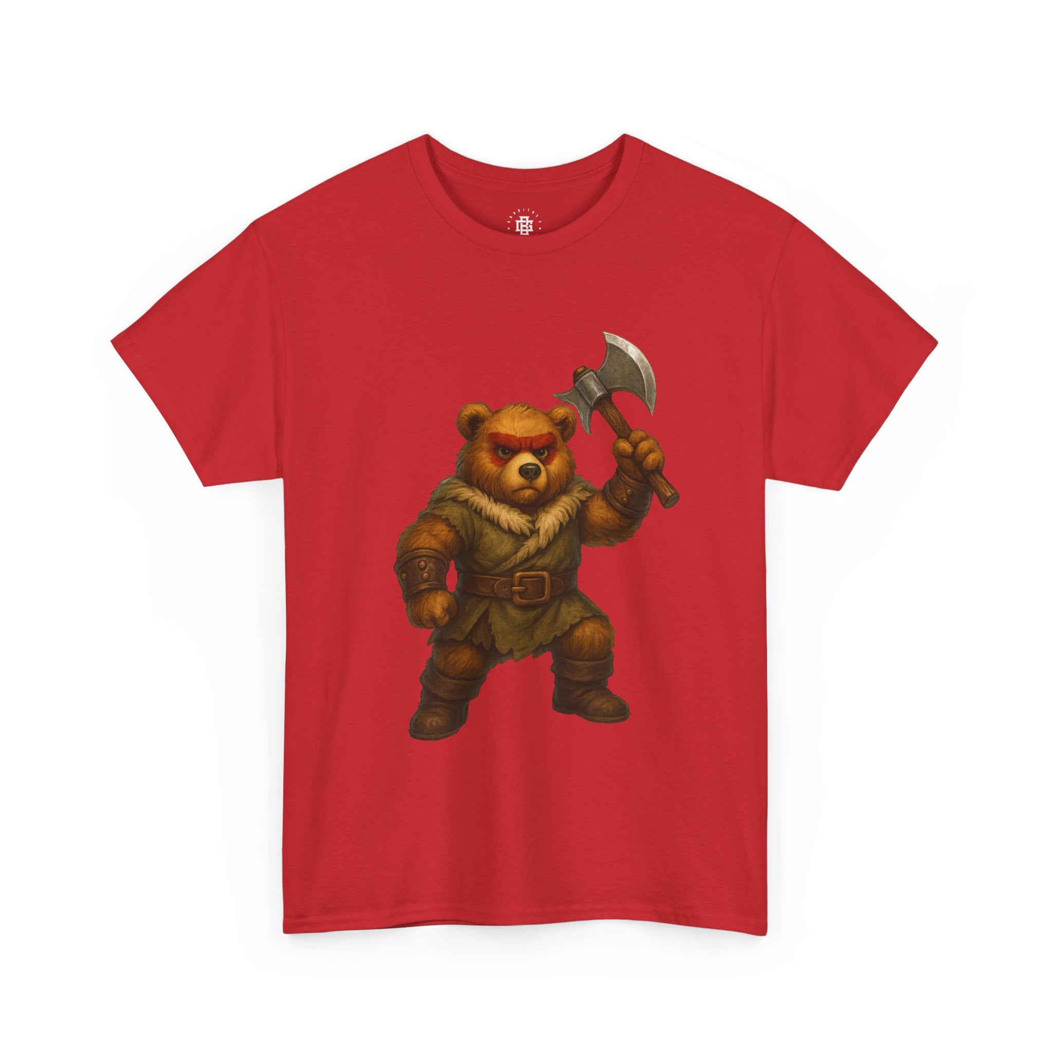 Viking Bear Axe T-Shirt — Fantasy Warrior Graphic Tee